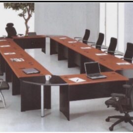 Table de Réunion Professionnelle pour Salle de Conférence